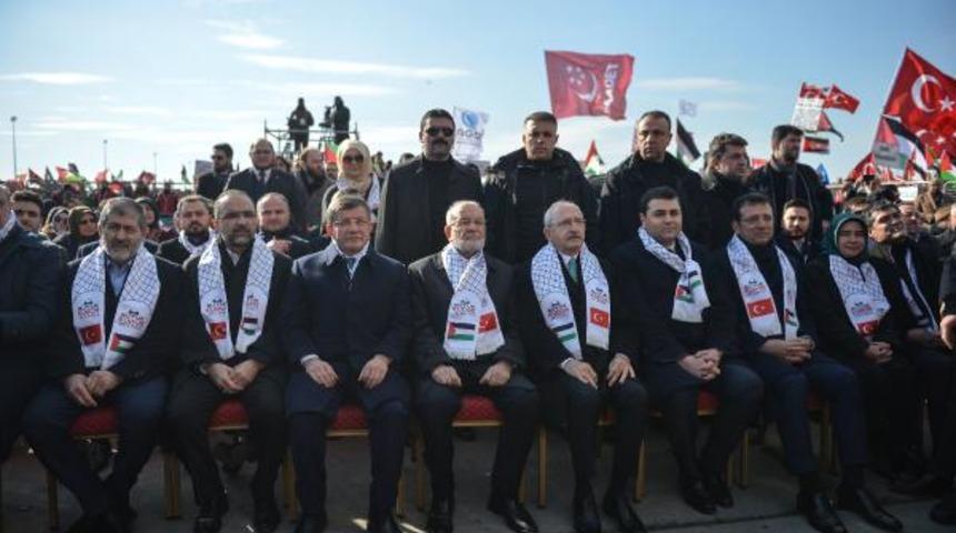 Yenikapı'da Büyük Kudüs Mitingi! Bir araya geldiler