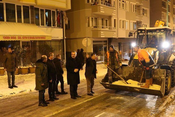 Bafra Belediyesi kar teyakkuzunda G4
