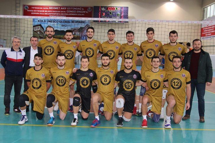 TVF Erkekler 1. Ligi: Jeopark Kula Belediyespor: 3 - İBBSK: 1 G1