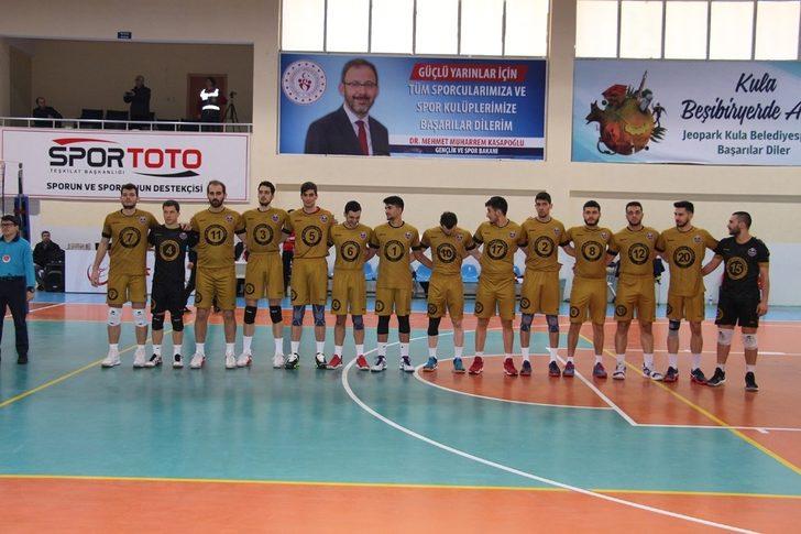 TVF Erkekler 1. Ligi: Jeopark Kula Belediyespor: 3 - İBBSK: 1 G2