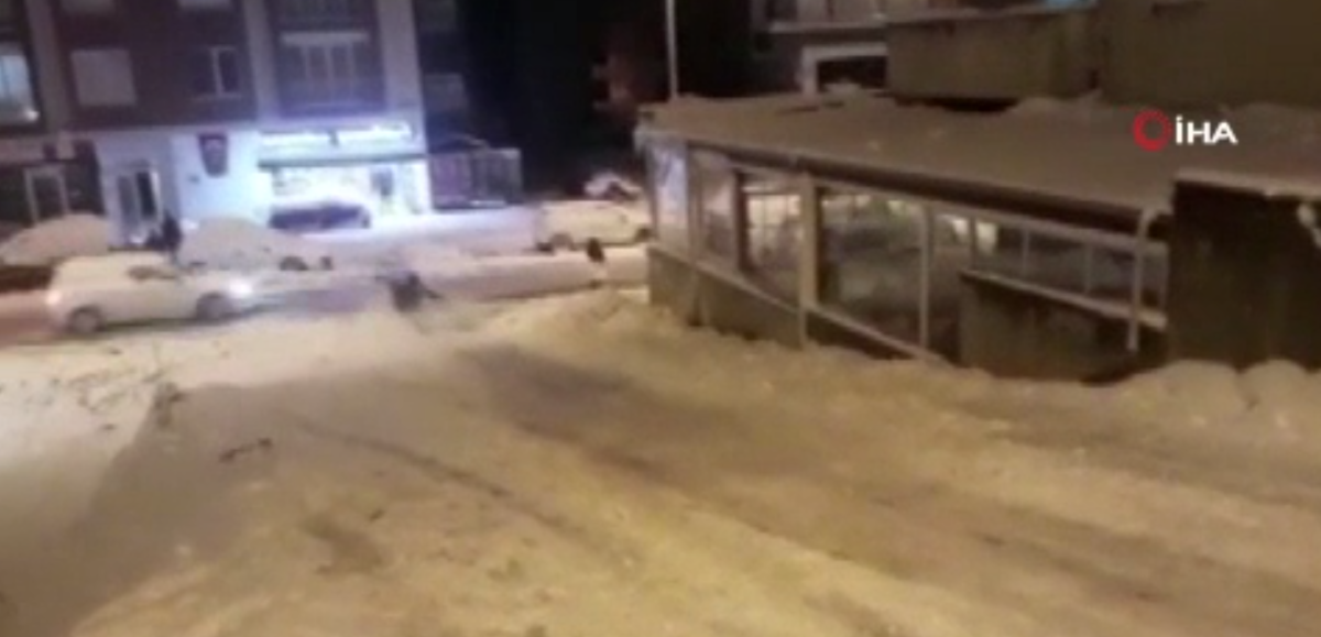 Kayak keyfi feci şekilde sonlandı! &Ccedil;ığlıkların yankılandığı o anlar kamerada