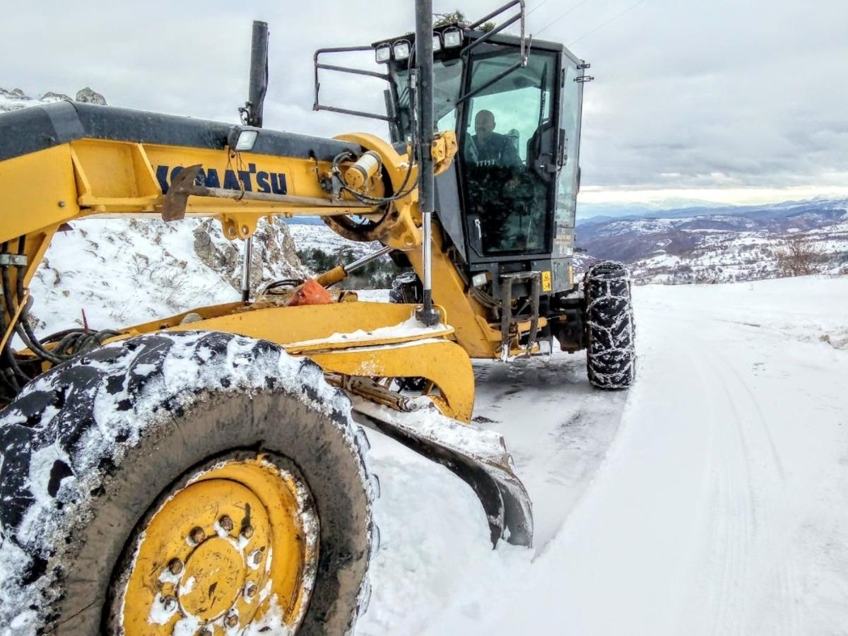 Amasya&rsquo;da 204 k&ouml;y yolu kapalı