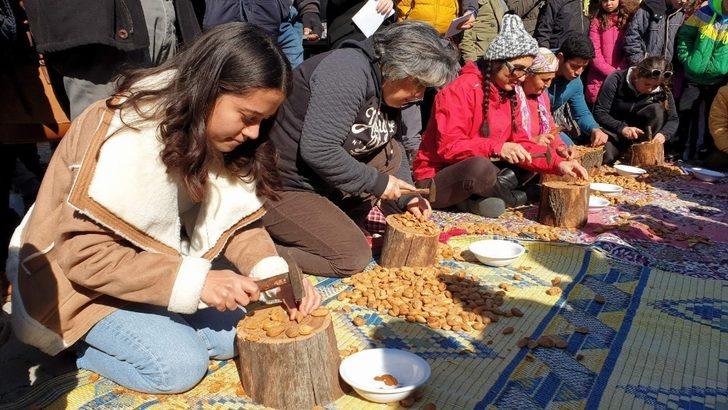 En çok bademi kırmak için yarıştılar G4