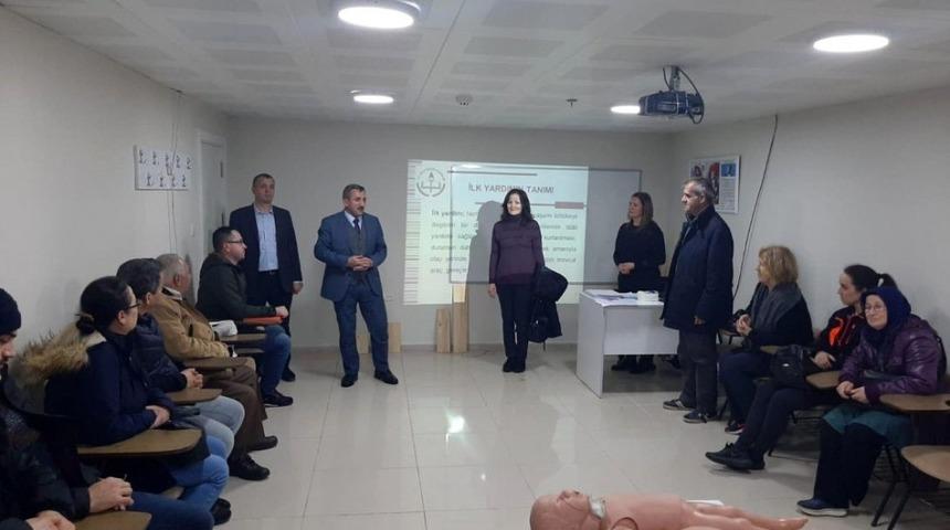 &Ccedil;orlu İl&ccedil;e Milli Eğitim M&uuml;d&uuml;r&uuml; Erdoğan İlk 5 Dakika Projesi eğitimine katıldı