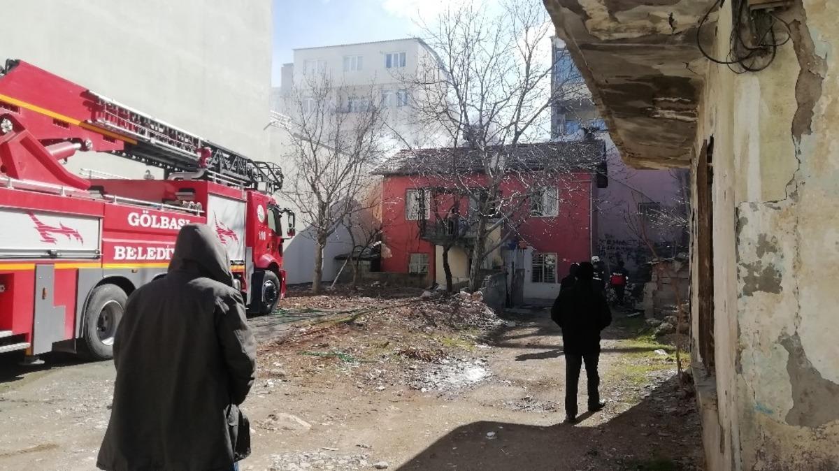 Baca yangınına itfaiye m&uuml;dahale etti