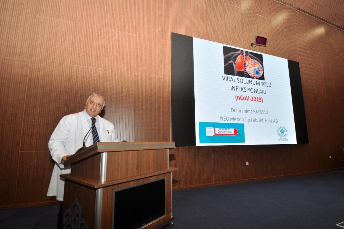 NE&Uuml;&rsquo;de Koronavir&uuml;s Bilgilendirme Toplantısı ger&ccedil;ekleştirildi