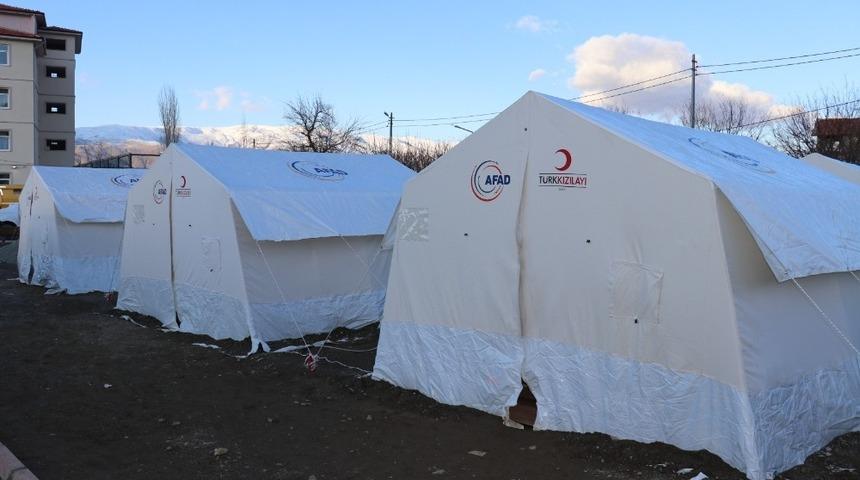 Deprem b&ouml;lgesine kar uyarısı