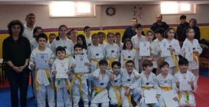 Kuşak terfi sınavında ter döktüler G1