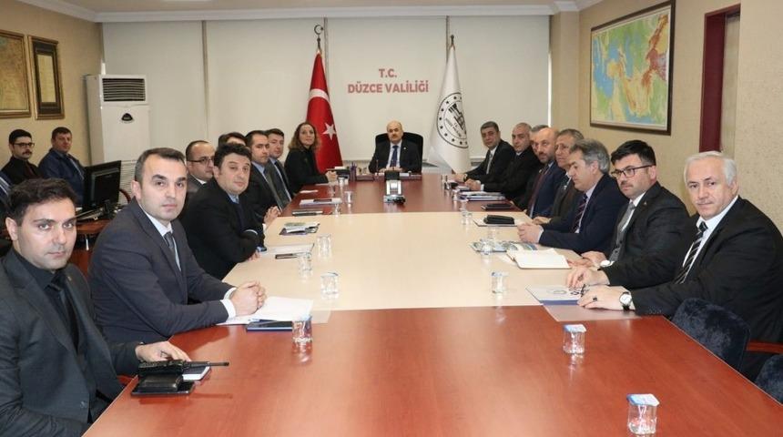 &Uuml;niversite G&uuml;venlik Koordinasyon toplantısı yapıldı