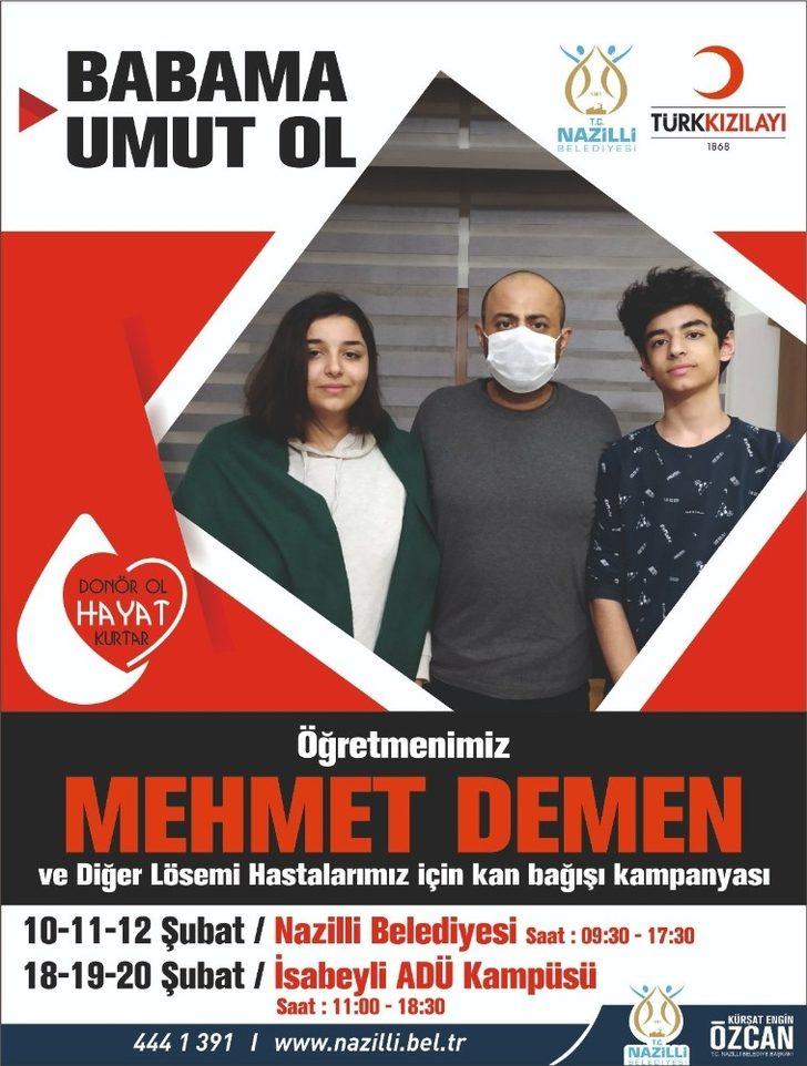 Nazilli’den Mehmet Öğretmene destek G3