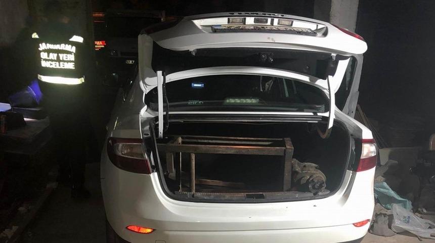 Kilis&rsquo;te boya ve inşaat malzemesi &ccedil;alan ş&uuml;pheliler yakalandı