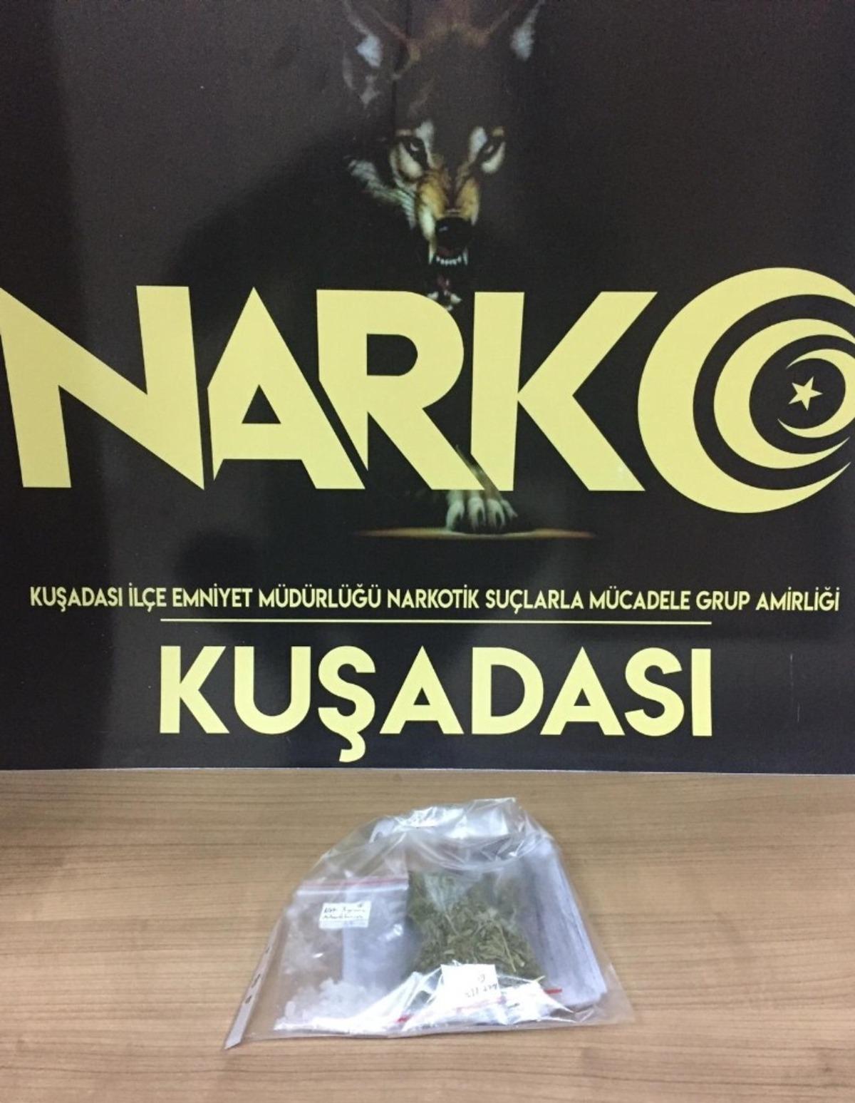 Kuşadası&rsquo;nda uyuşturucuyla m&uuml;cadele devam ediyor