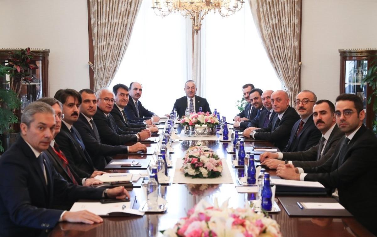 TDBB Başkanı Altay, Bakan &Ccedil;avuşoğlu&rsquo;nu ziyaret etti