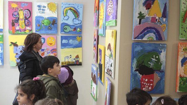 Kartallı kreş öğrencileri düşlerini resimle anlattı