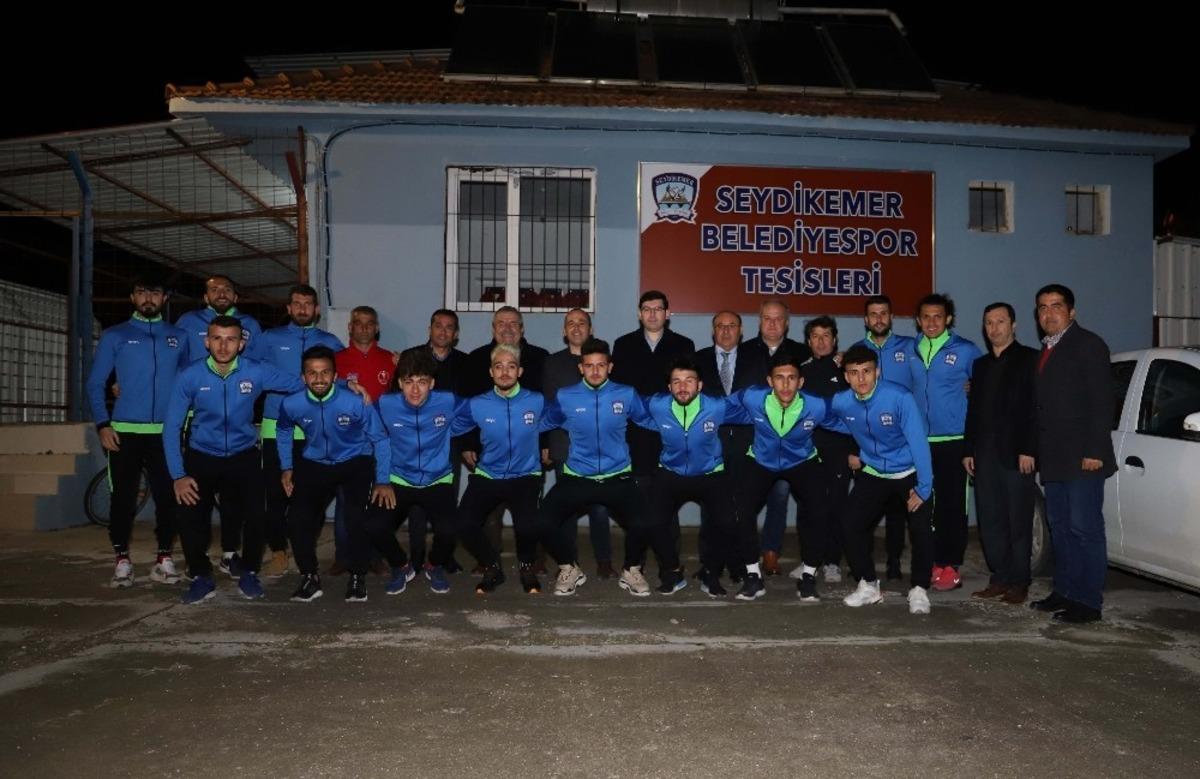 Başkan Otg&ouml;z&rsquo;den Seydikemer Belediyespor&rsquo;un yeni tesislerine ziyaret