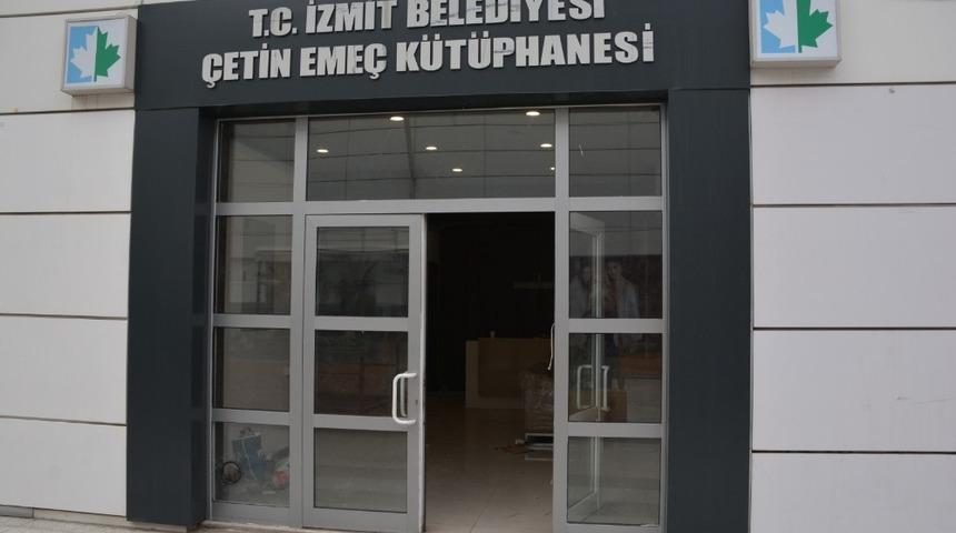 İzmit Belediyesi &Ccedil;etin Eme&ccedil;&rsquo;in ismini k&uuml;t&uuml;phanede yaşatacak