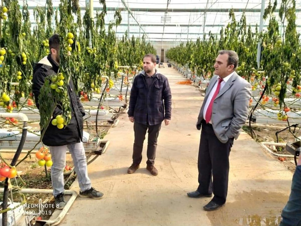 Fırtınada 47 dekar alanda bulunan sera zarar g&ouml;rd&uuml;