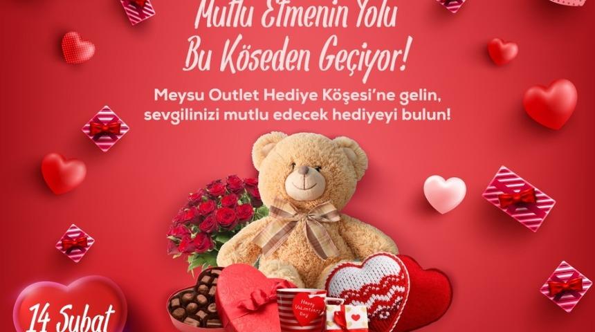 Sevgililer Gününde alışverişin kalbi Meysu Outlet’te atıyor