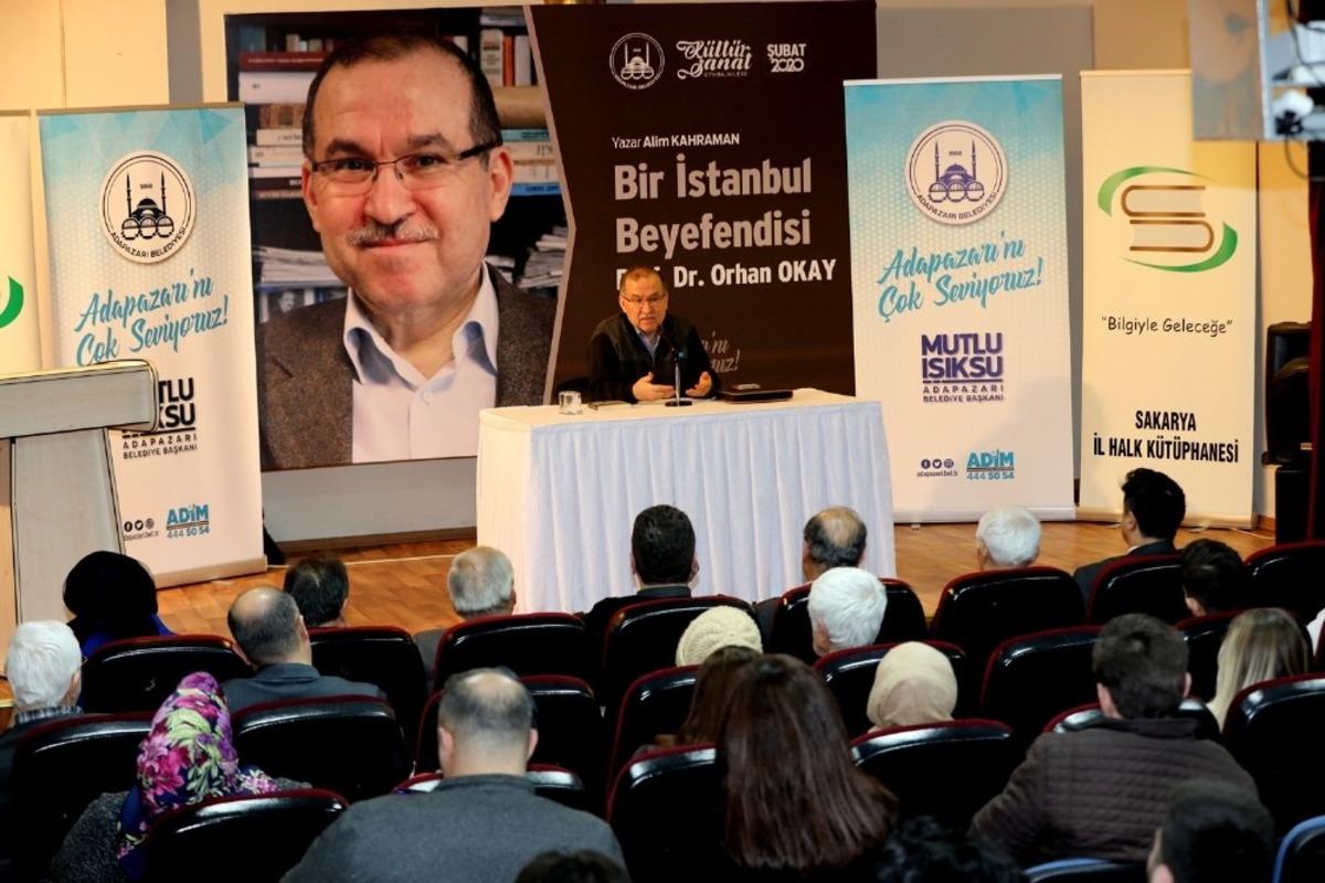 İl Halk k&uuml;t&uuml;phanesinde Prof. Dr. Orhan Okay konuşuldu