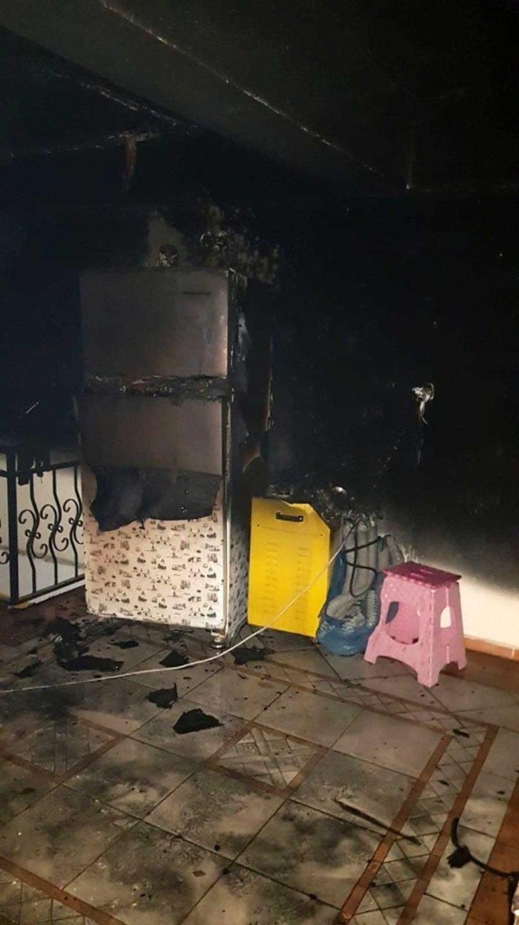 Yangında asma katta yatan genç ölümden döndü G4