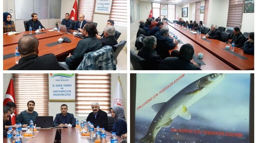 Van’da su ürünleri toplantısı