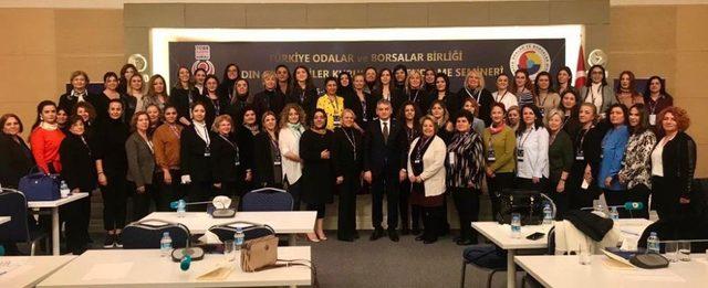 TOBB Gaziantep Kadın Girişimciler Kurulu bilgilendirme seminerine katıldı