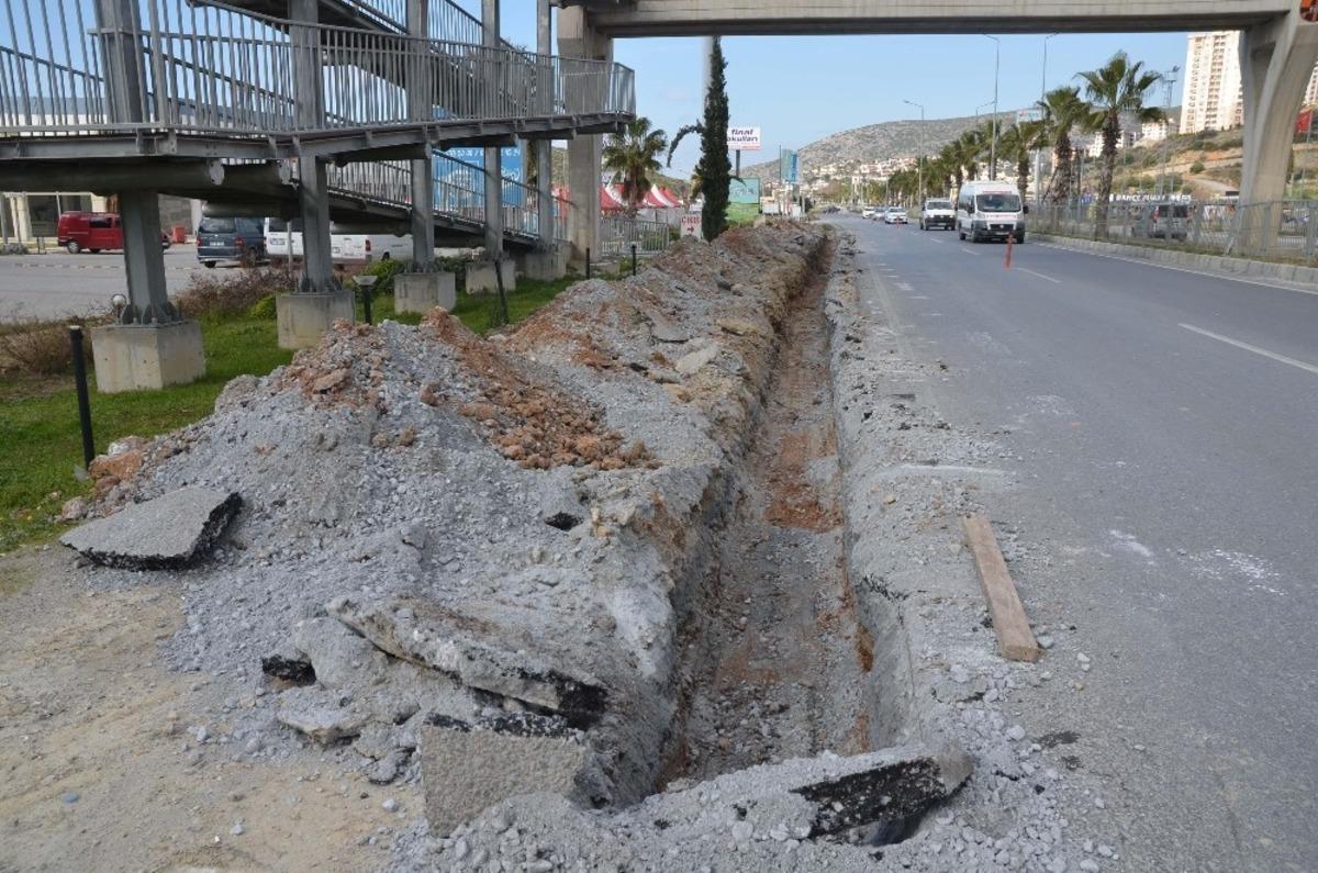 Karayolları, Kuşadası &ccedil;evre yolundaki eksikleri gideriyor