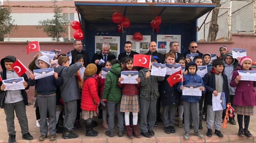 Durakta Matematik projesi tamamlandı.