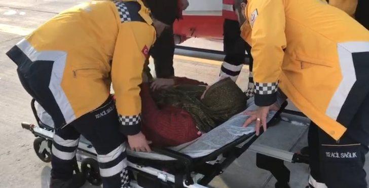 Yol kardan kapandı, hamile kadının imdadına ambulans helikopter yetişti G2