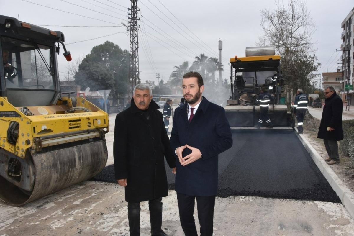 Soğuk havada sıcak asfalt &ccedil;alışması