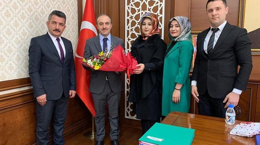 112 Acil &Ccedil;ağrı personelleri Vali Epcim&rsquo;i ziyaret etti