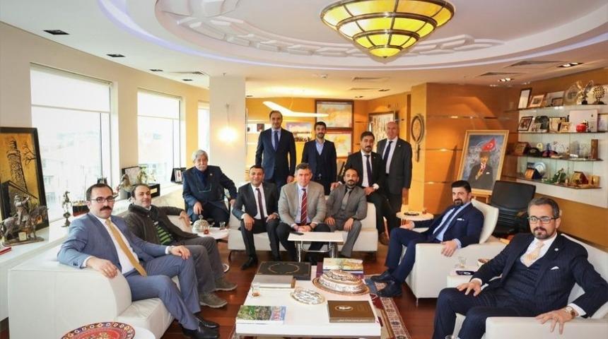 Ağrı Barosu&rsquo;ndan Feyzioğlu&rsquo;na teşekk&uuml;r ziyareti