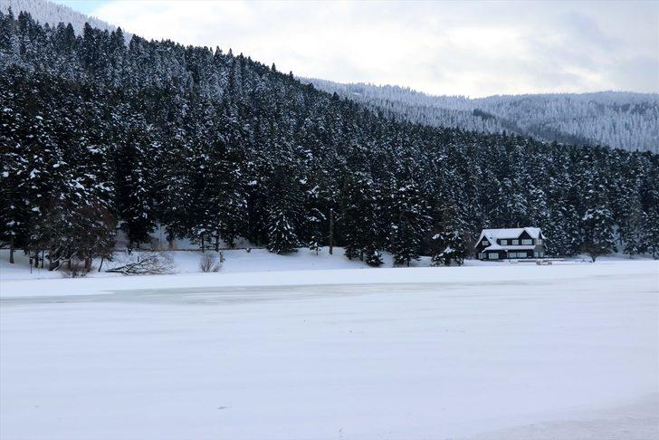 Gölcük Tabiat Parkı bembeyaz! G1