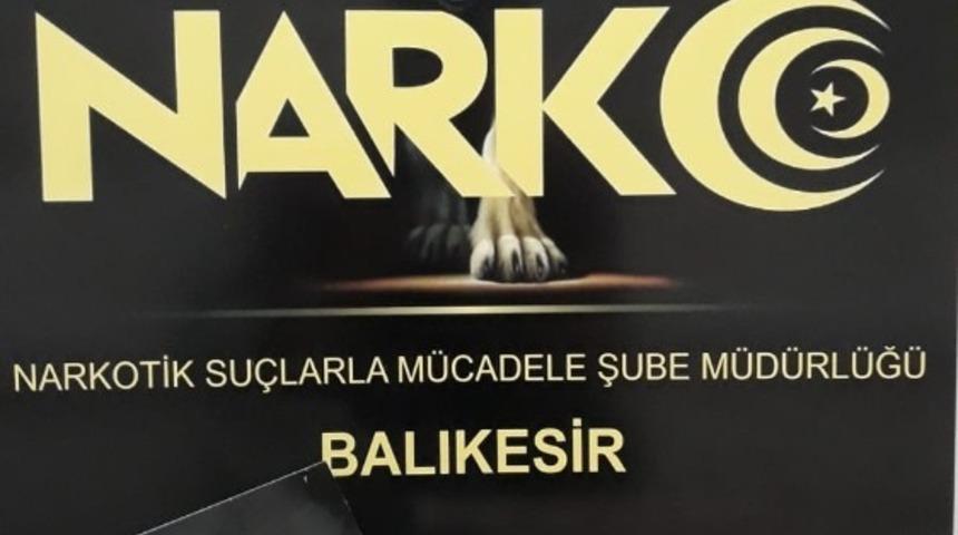 Balıkesir polisinden uyuşturucu operasyonu