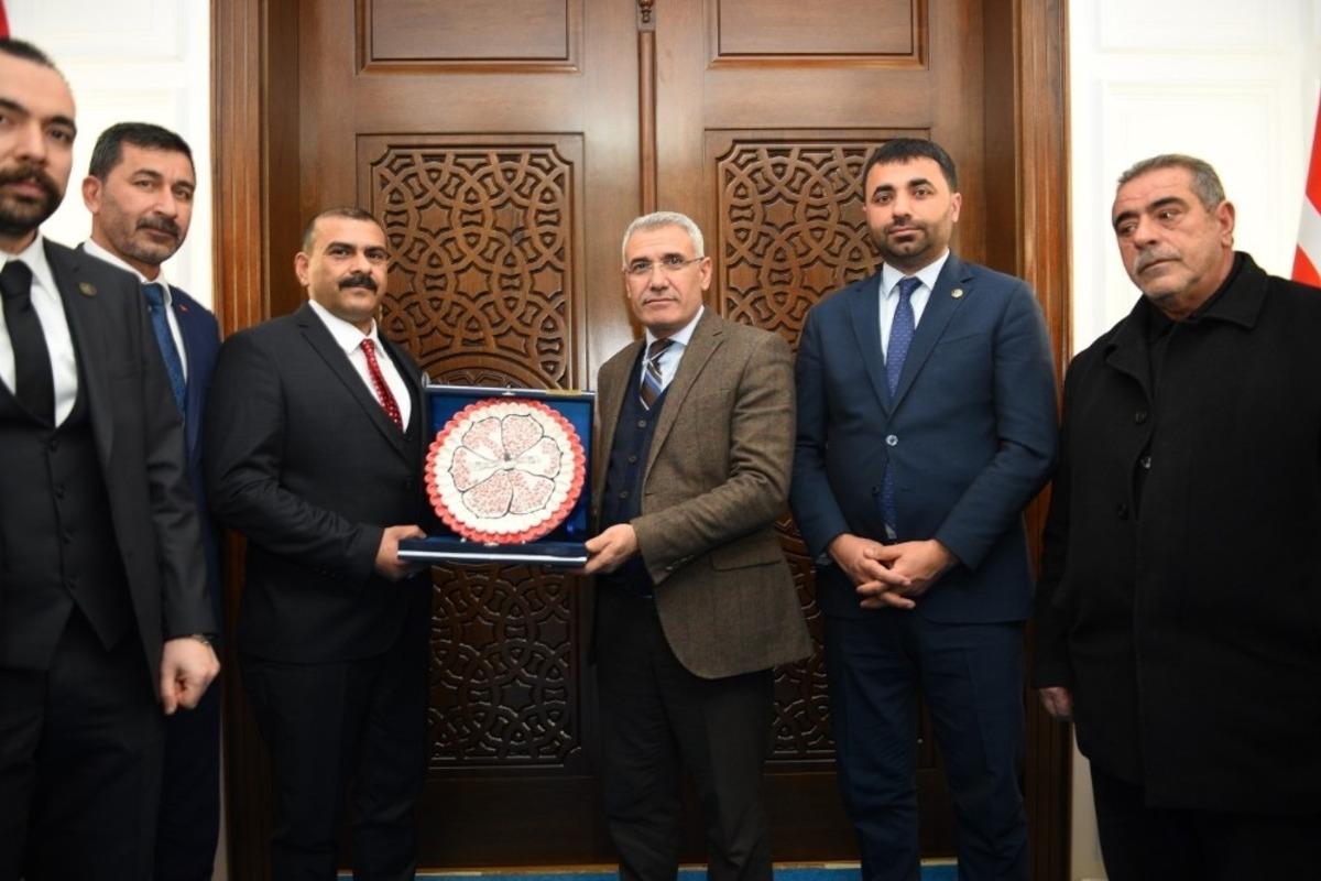 MHP&rsquo;den Başkan G&uuml;der&rsquo;e ziyaret