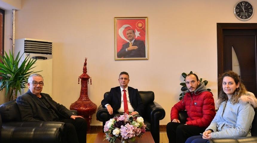 Rekt&ouml;r Prof. Dr. Kuş, İdlib gazisiyle buluştu