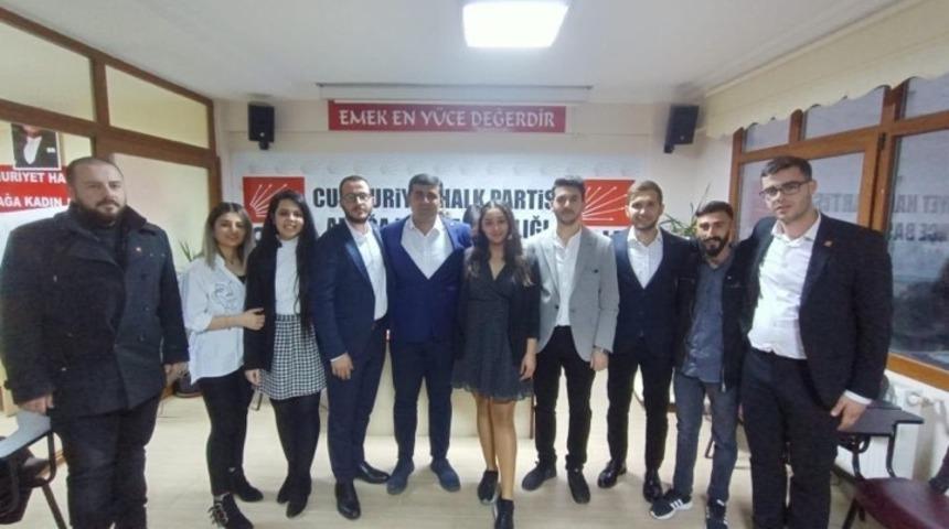 CHP Aliağa Gen&ccedil;lik Kollarından yeni g&ouml;revlendirme