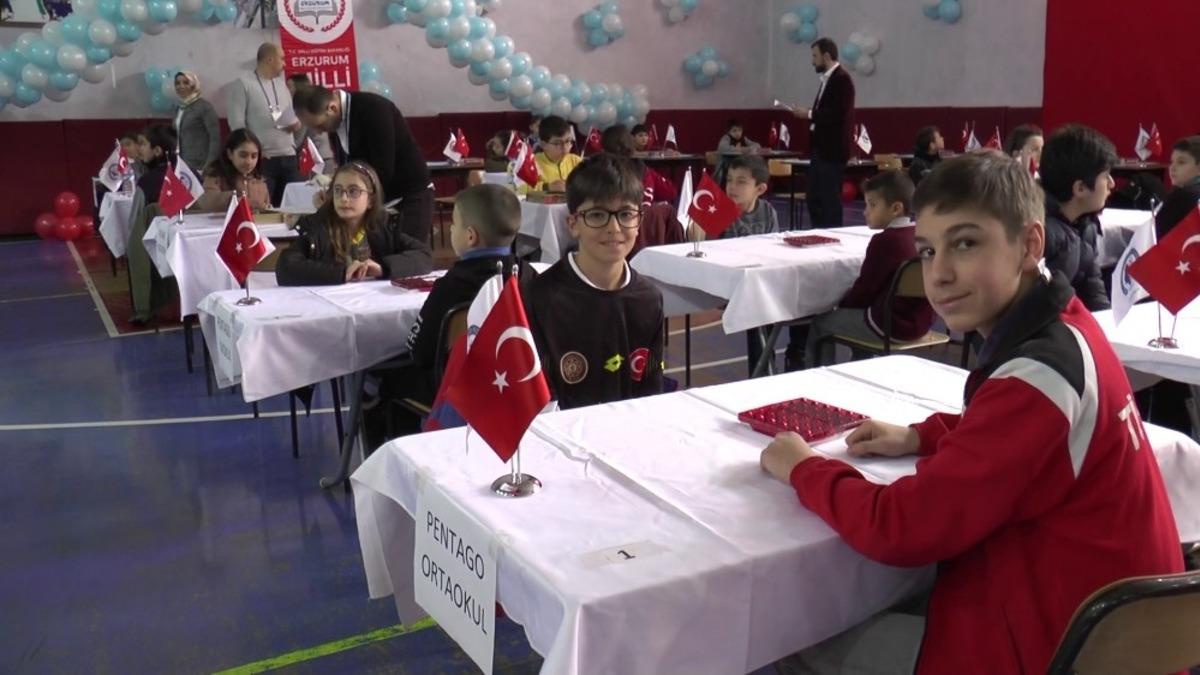 T&uuml;rkiye Akıl ve Zeka Oyunları Turnuvası Erzurum&rsquo;da yapıldı
