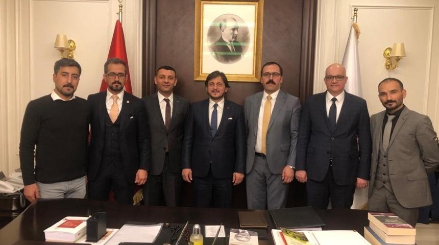 Ağrı Barosu&rsquo;ndan Adalet Bakan Yardımcısı Birkan&rsquo;a ziyaret