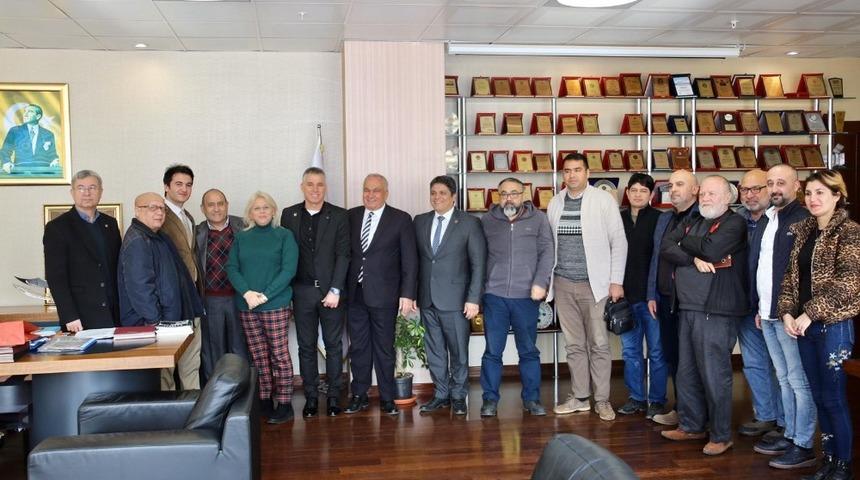 MGC y&ouml;netiminden Başkan Tollu&rsquo;ya ziyaret