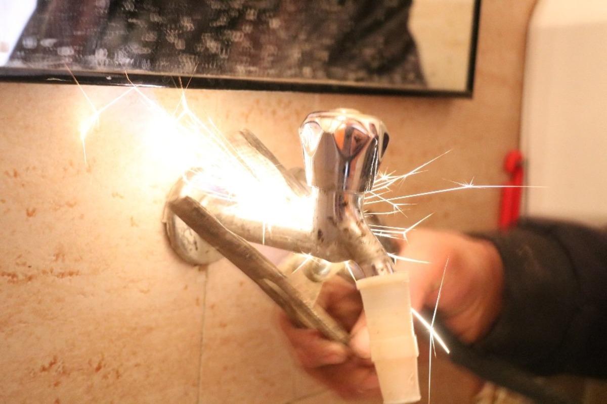 Donan i&ccedil;me suyu şebekeleri elektrik enerjisi ile a&ccedil;ılıyor