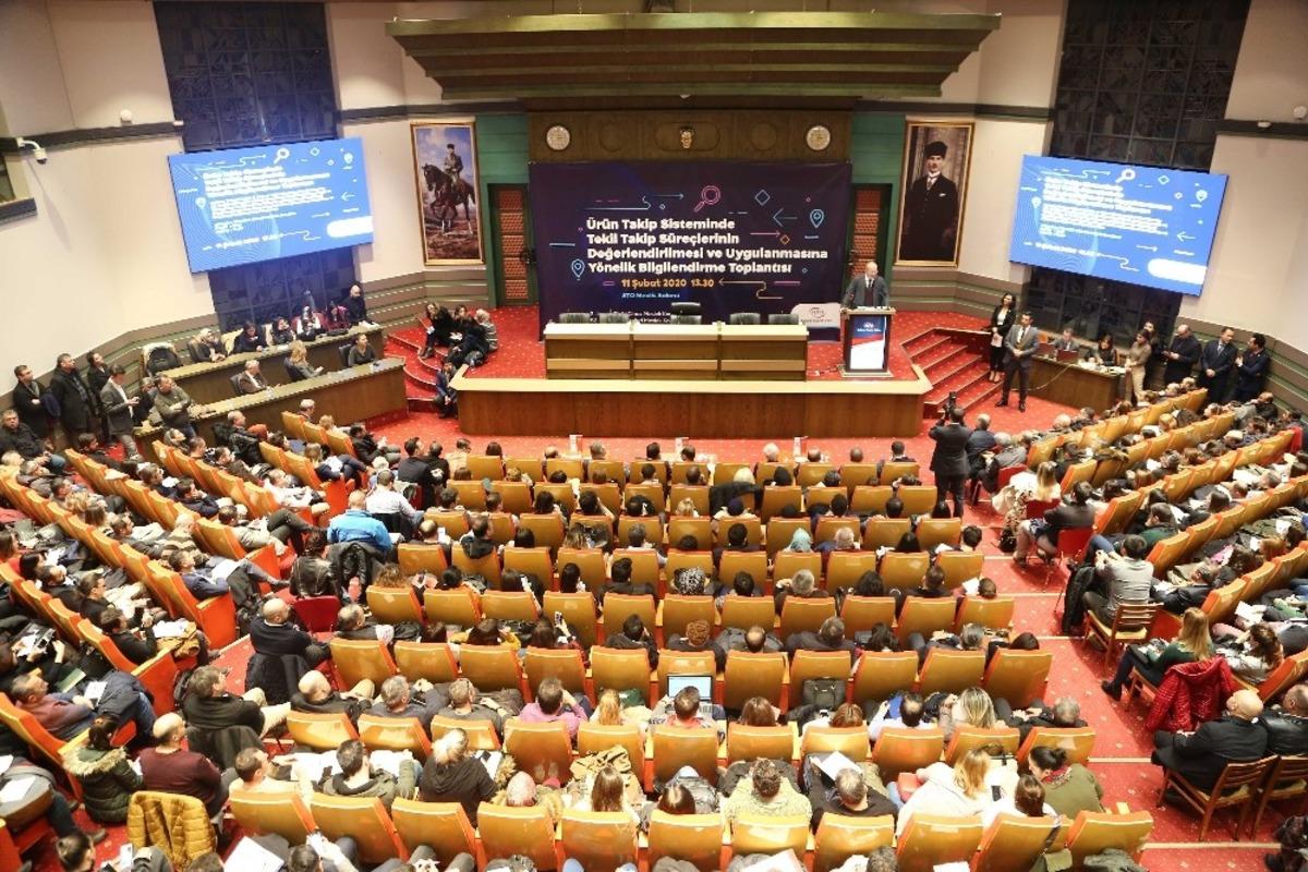 &Uuml;r&uuml;n takip sistemi bilgilendirme toplantısı ATO&rsquo;da yapıldı