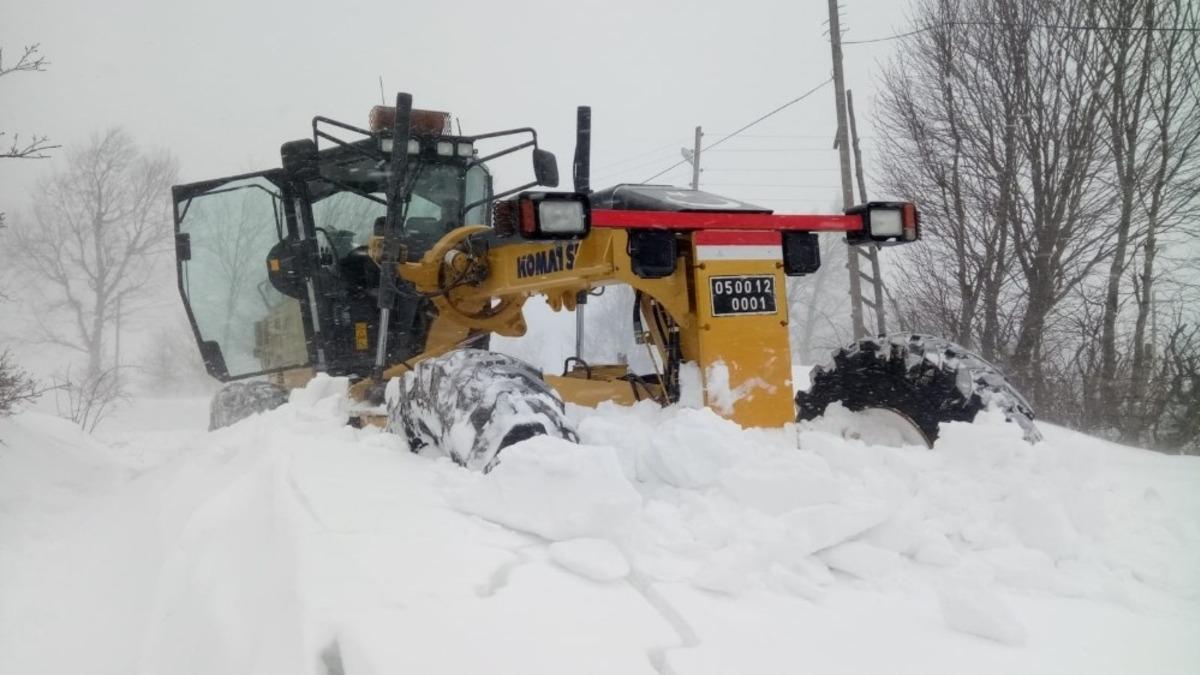 114 k&ouml;y yolu ulaşıma kapalı