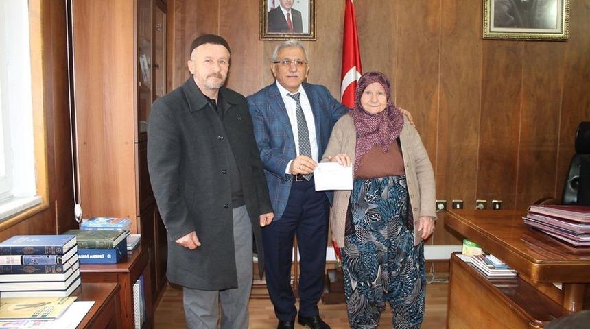 Fahriye nineden anlamlı yardım