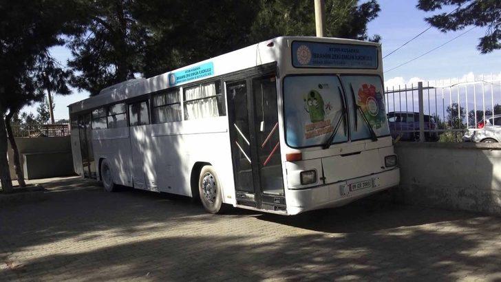 Hurda otobüs eğitim atölyesi oldu G5