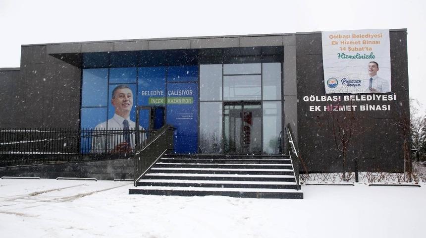 G&ouml;lbaşı&rsquo;na yeni &rsquo;Ek Hizmet Binası&rsquo;