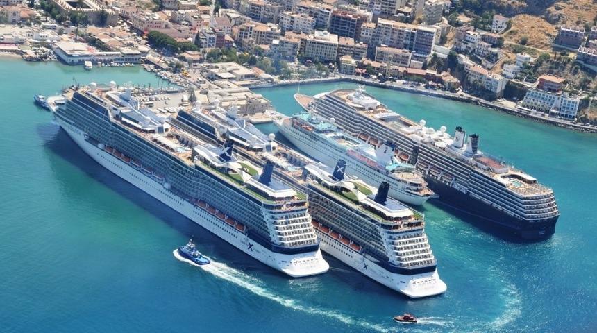 Coronavir&uuml;s Kuşadası&rsquo;na kruvaziyer seferlerini artırdı