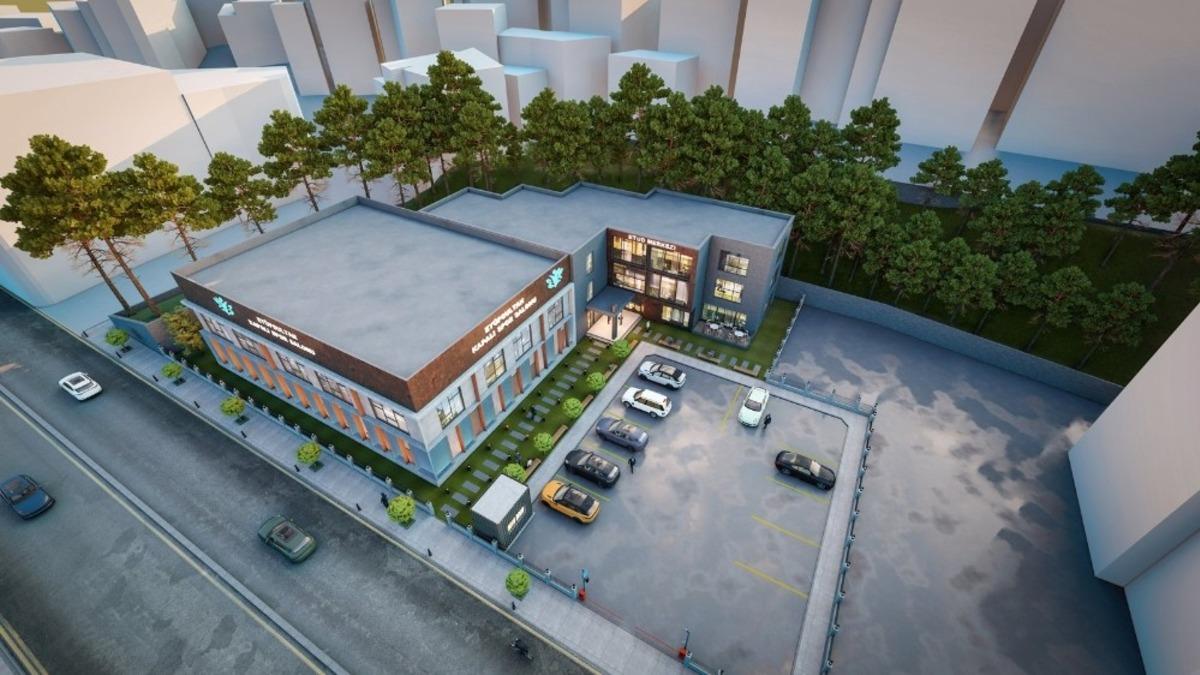 Oğuz Canpolat Anadolu Lisesine spor salonu ve et&uuml;t merkezi