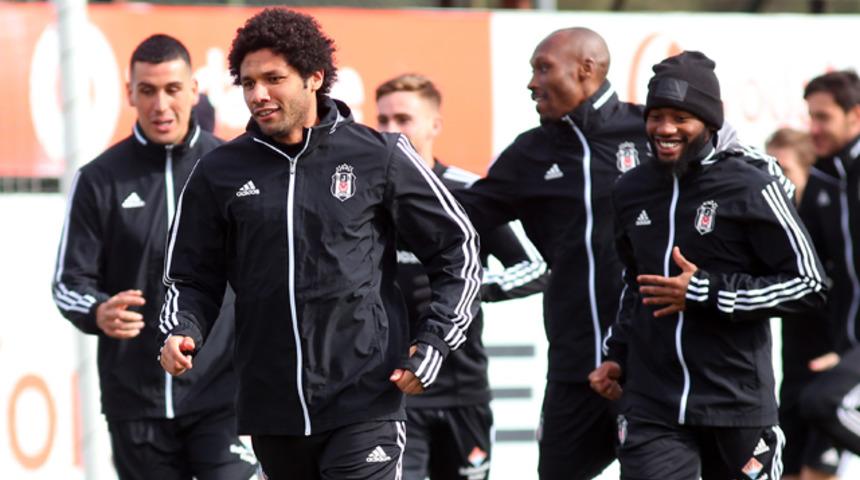 Beşiktaş'ta neşeli antrenman