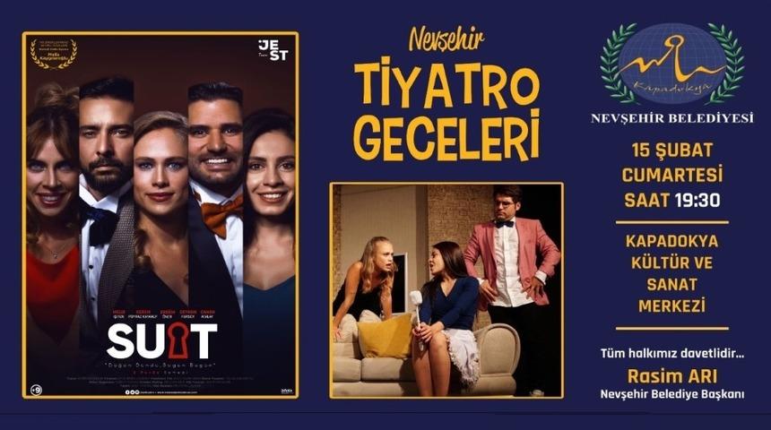 &ldquo;Suit&rdquo; iddialı oyuncu kadrosuyla Nevşehir&rsquo;de sahnelenecek